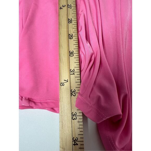 Canari Pink Bohemian Women’s Open Front Cardigan Tunic Size 3XL Made in USA - Picture 7 of 10